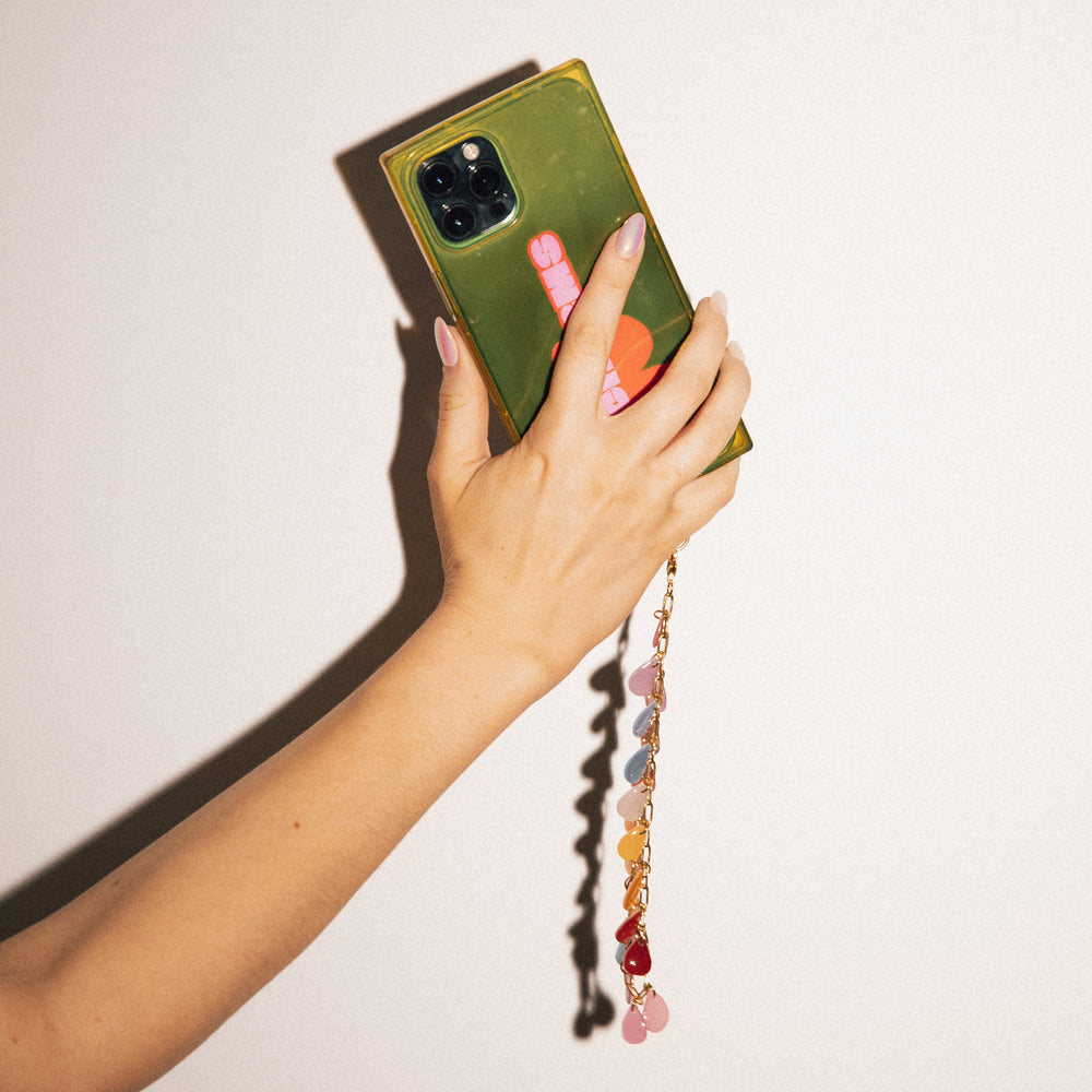 April Showers Phone Wristlet