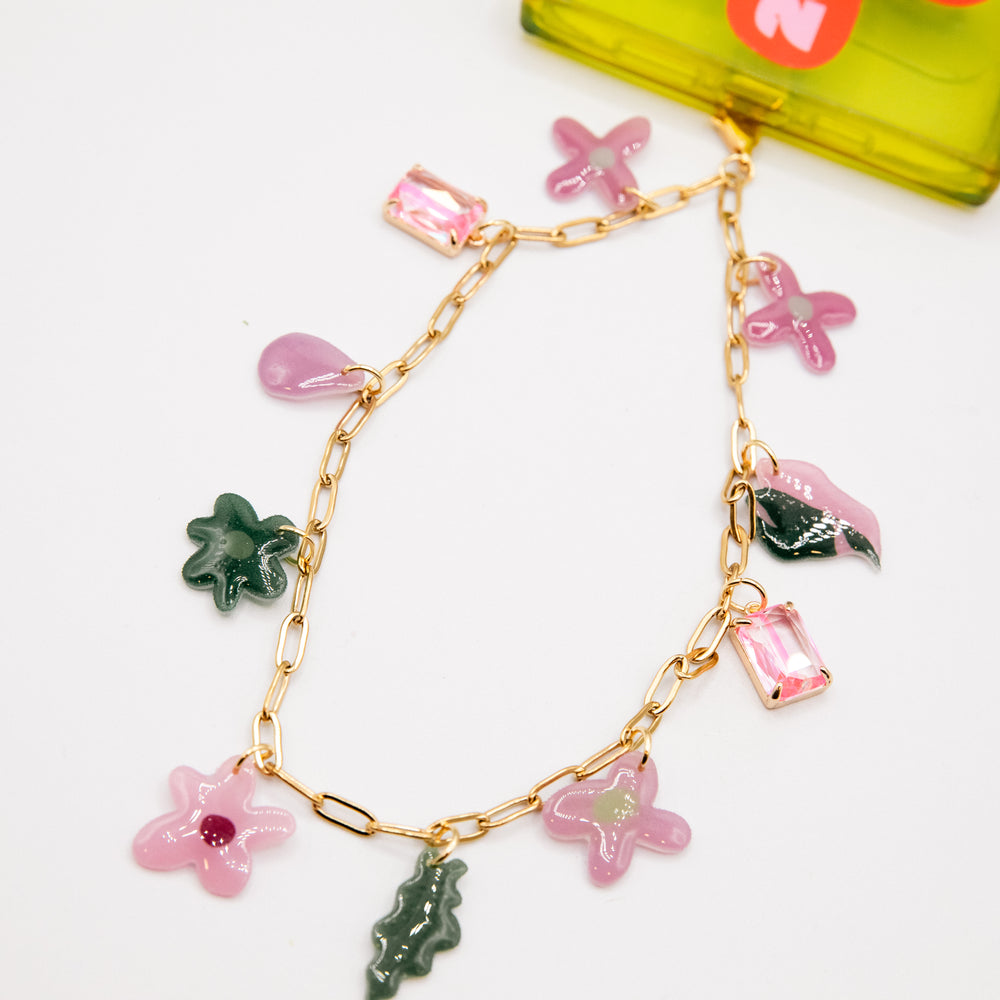 Spring Garden Phone Wristlet