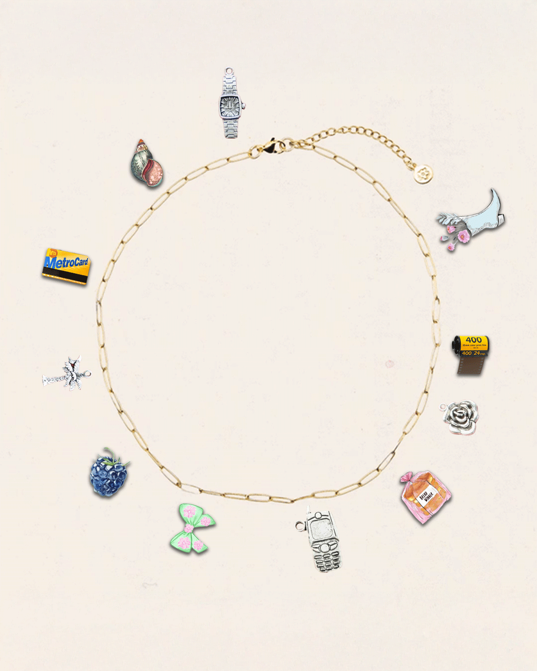 
                  
                    Custom Charm Necklace | 1 Year Anniversary
                  
                