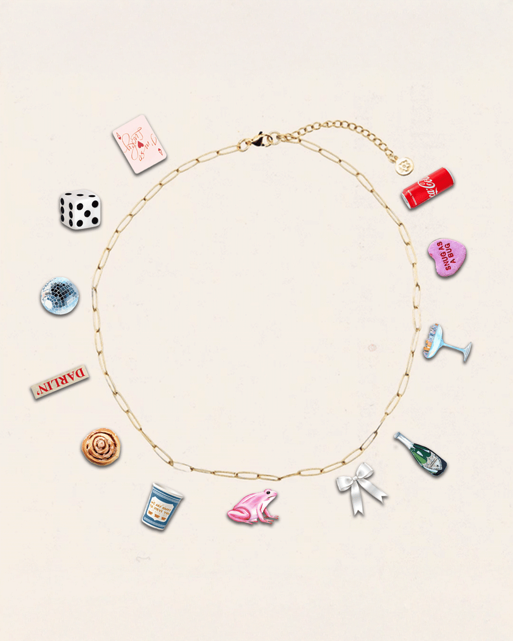 Custom Charm Necklace | 1 Year Anniversary